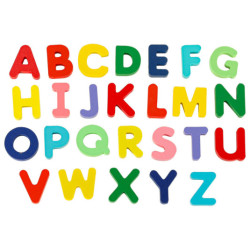 Dřevěné počítací kolo rybářské abecedy čísel