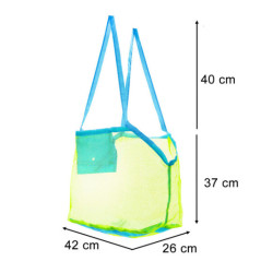 Plážová síťová taška nákupní hračky velká XXL