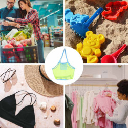 Plážová síťová taška nákupní hračky velká XXL