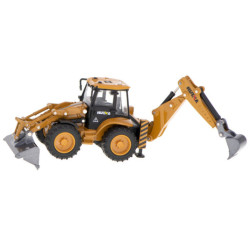 Bagr s nakladačem, buldozer s lžící Kovový model H-toys 1704 1:50
