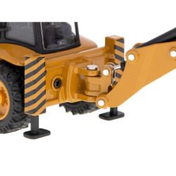Bagr s nakladačem, buldozer s lžící Kovový model H-toys 1704 1:50