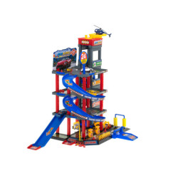 Parkovací garáž dvoupatrová čerpací stanice myčka aut