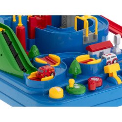 Překážková dráha interaktivní parkoviště závodní sanitka policejní auto XL