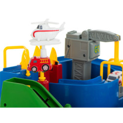 Překážková dráha interaktivní parkoviště závodní sanitka policejní auto XL