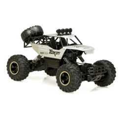 RC auto Rock Crawler 1:12 4WD METAL, stříbrný