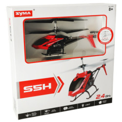 SYMA S5H 2,4GHz RTF RC vrtulník, červený