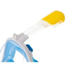 Plná skládací maska se šnorchlem L/XL modrá