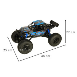 RC Crawler Climbing Car 1:10 4WD 48cm, modrý