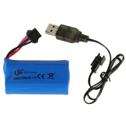 RC Crawler Climbing Car 1:10 4WD 48cm, modrý