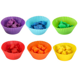 Medvídci vzdělávací učení počítat montessori 44el.