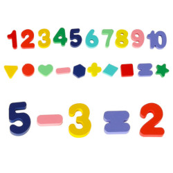 Montessori dřevěný třídič čísel 3v1 13x36cm