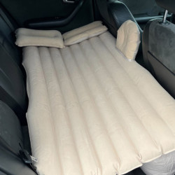 Nafukovací matrace do auta + pumpa béžová