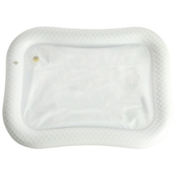 Vodní nafukovací podložka kontrastní černobílá šachovnice 65 cm x 50 cm