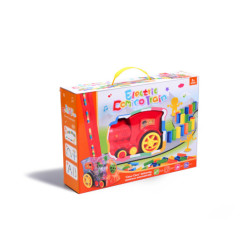 Lokomotiva Vlak Skládačka, červená