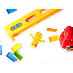 Lokomotiva Vlak Skládačka, červená