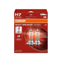 OSRAM H7 Night Breaker SILVER BOX +100%