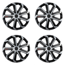 Puklice Evo black&silver 16