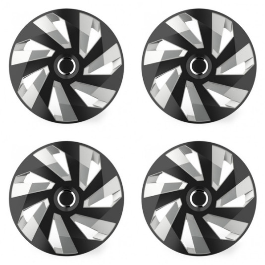 Poklice pro Škoda 16 Vector RC black and silver