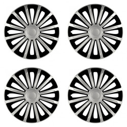 Poklice pro Škoda 16 TREND silver and black