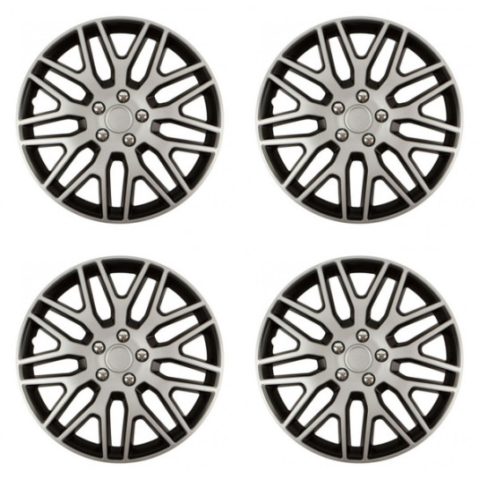 Poklice pro Škoda 15 Dakar NC silver and black