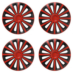 Poklice pro Škoda 15 TREND red and black