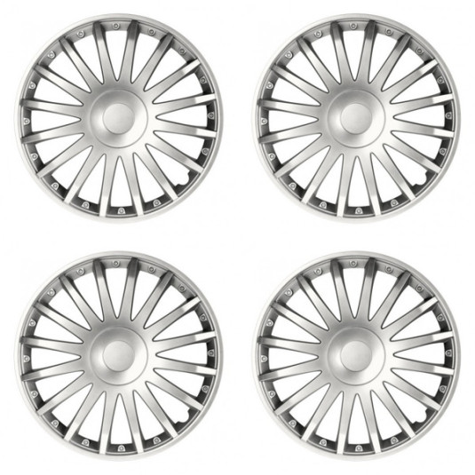 Poklice pro Škoda 15 CRYSTAL silver