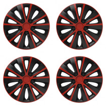 Poklice pro Škoda 14 RAPIDE red and black