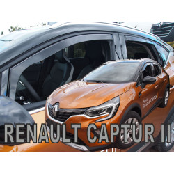 Deflektory Renault Captur II 5D  (+zadní) ( od 2019 )