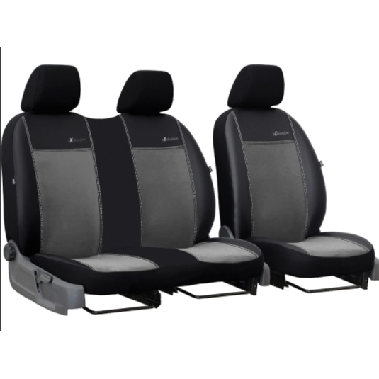 Potahy pro FIAT DUCATO 2+1 III (2007-2014) Comfort (Alcantara)