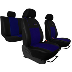 Potahy pro OPEL ASTRA IV (2009-2015) Exclusive Alcantara (Alcantara-kůže) modrá (vyp)