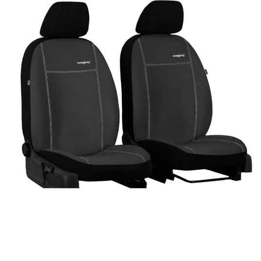 Potahy pro ŠKODA RAPID (integrované hlavové opěrky) II (od 2012) Comfort (Alcantara)