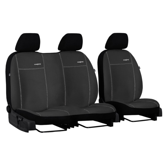 Potahy pro VOLKSWAGEN VW T6 2+1 (od 2015) Comfort (Alcantara)