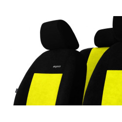 Potahy pro VOLKSWAGEN PASSAT KOMBI (standardní sedadla) B8 (od 2014) Elegance (velour-velour) žlutá (vyp)