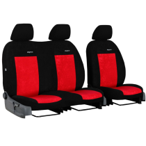 Potahy pro CITROËN Berlingo 2+1 III (od 2018) Elegance (velour-velour) červená (vyp)