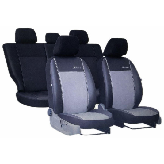 Potahy pro MAZDA CX-5 I (2011-2016) Exclusive Leather (kůže) šedá (vyp)