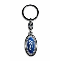 Klíčenka pryskyřičná Ford bílá elipsa
