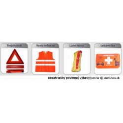 EXKLUZIVNÍ Taška povinné výbavy PLNÁ cz