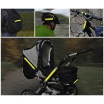 Samolepící páska reflexní 2cm x 90cm žlutá