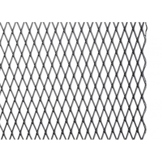 Hliníková mřížka černá, oko 4x13mm