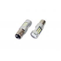 Žárovky LED CANBUS 24SMD 3030 1157 (P21/5W) White 12V/24V (2ks)