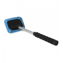 Čistící utěrka na sklo s teleskopickou rukojetí