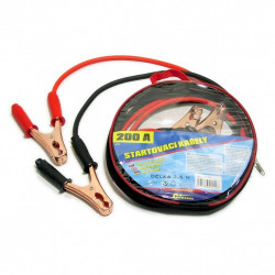 Kabely startovací 200 A 2,5m 100% měď ZIPPER BAG