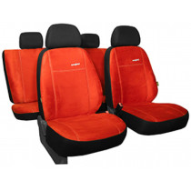 Autopotahy Comfort cihlově červené (alcantara)