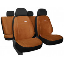 Autopotahy Comfort hnědé (alcantara)