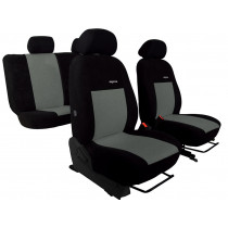 Autopotahy Elegance šedo-černé (velour-velour)