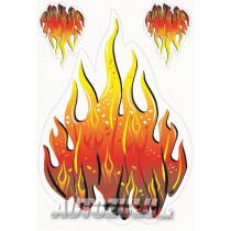 Samolepka "plamen set"