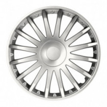 Puklice 15 CRYSTAL silver