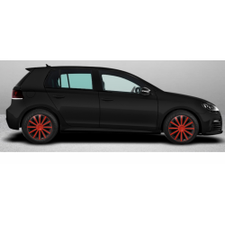 Puklice 15 TREND red and black