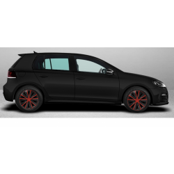 Puklice 16 RAPIDE red and black