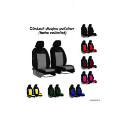 Potahy pro NISSAN Interstar 1+1 II (2006-2011) Elegance (velour-velour)